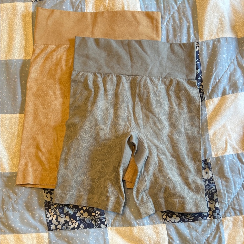 Jockey Tan and Gray slip shorts